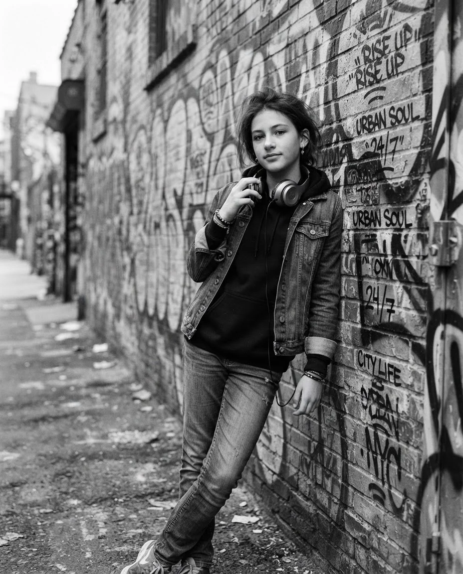 Élève avec un casque audio, univers du son et de l'image